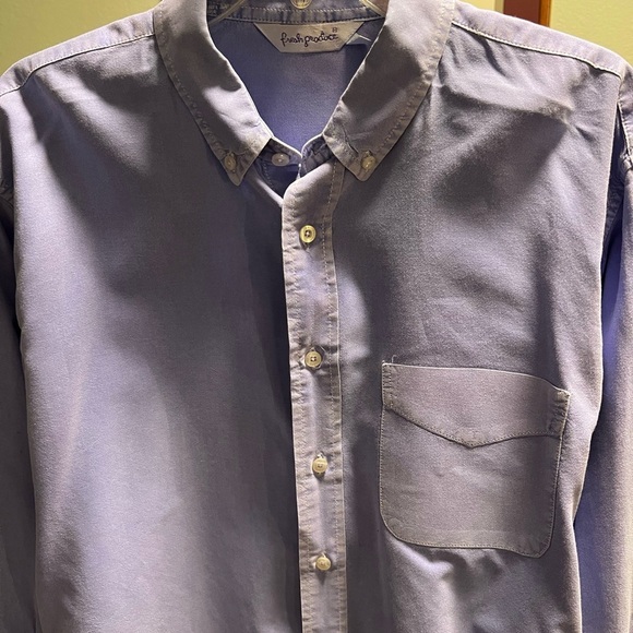 Fresh Produce Lavender Casual Button-Down Shirt - Picture 5 of 5